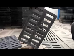 EN124 A15 Grating Manhole Cover , SMC Square Sidewalk FRP Storm Grate Cover