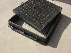 Lockable with Key SMC Manhole Covers Black Corrosion Resistance Chemical and Rust Resistant