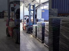 The Composite Manhole Cover is being loaded and shipped.