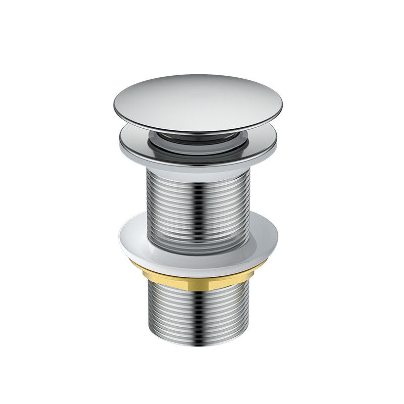 Modern Shower Floor Drain Brass Sleek Round Pop Up Efficient Water Drainage