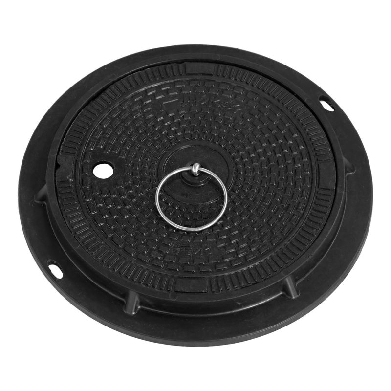FRP Sewer Manhole Cover with Bolted Installation Method, 40 Tons Load Capacity, and Chemical Rust Resistance