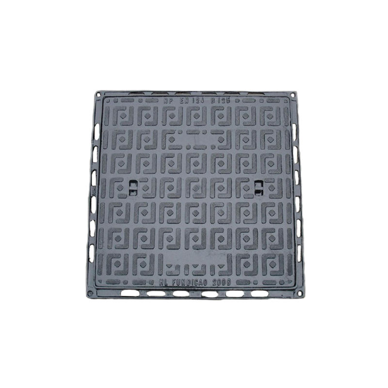 Korrosiebestendig FRP-manhole-dek 600*600mm Middelgrote afvoerluik deksel smc d400 c250 b125 a15