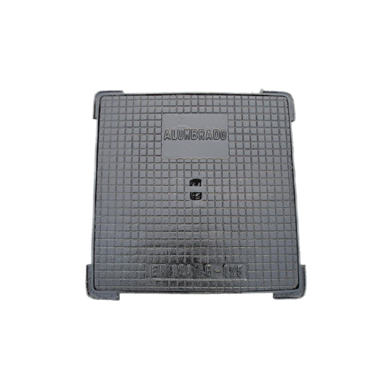 Korrosiebestendig FRP-manhole-dek 600*600mm Middelgrote afvoerluik deksel smc d400 c250 b125 a15