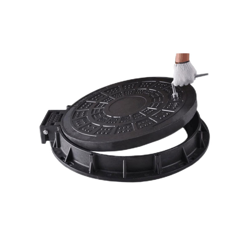 High Strength SMC Composite Manhole Cover with 40 Ton Load Capacity and Corrosion Resistance for Heavy Traffic