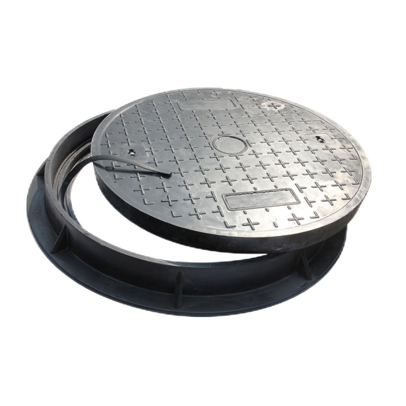 High Strength SMC Composite Manhole Cover with 40 Ton Load Capacity and Corrosion Resistance for Heavy Traffic