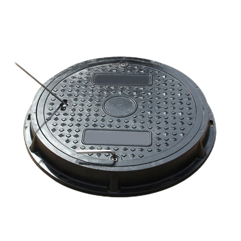 High Strength SMC Composite Manhole Cover with 40 Ton Load Capacity and Corrosion Resistance for Heavy Traffic