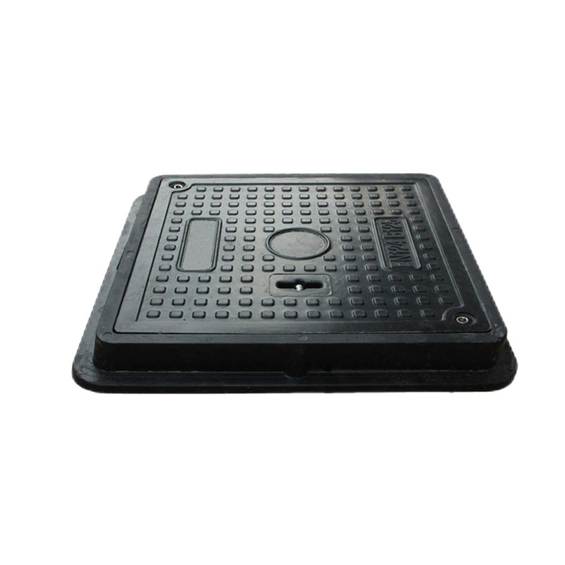 FRP BMC SMC GRP Composite Resin Fiberglass Manhole Cover Square For Garden Road