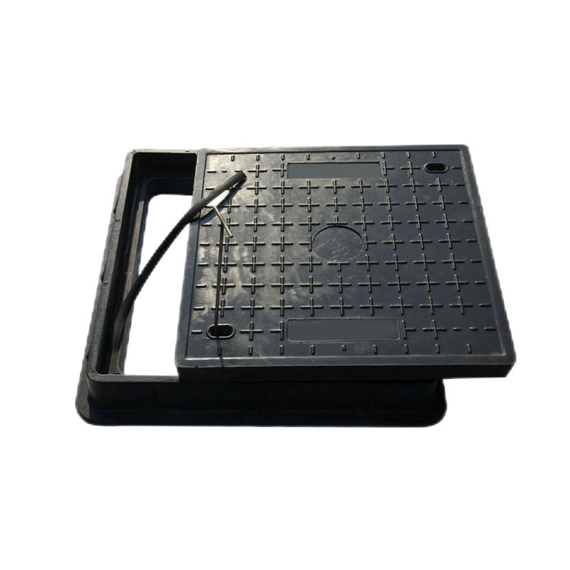 FRP BMC SMC GRP Composite Resin Fiberglass Manhole Cover Square For Garden Road