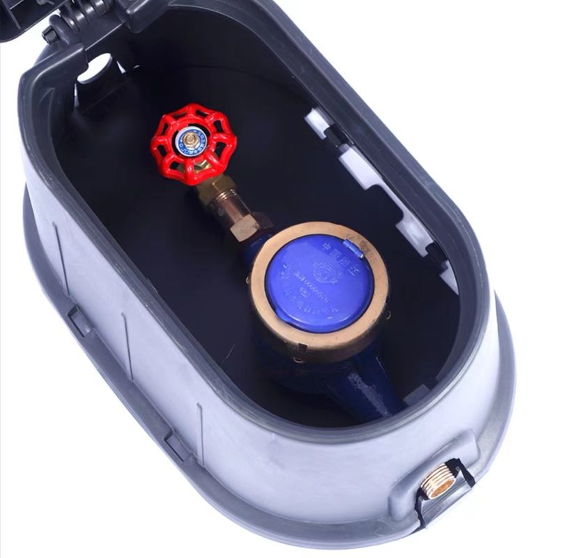 Water Meter Box WMB-03 Square Underground EN124 Standard 800~1000kg Rated Load L320 X W180 X H190mm