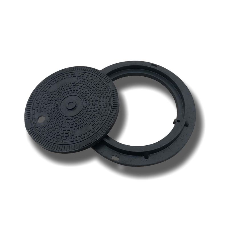 Alto suporte de carga de resistência SMC Manhole Cover Anti-Slip Soluição composita leve 300mm A15