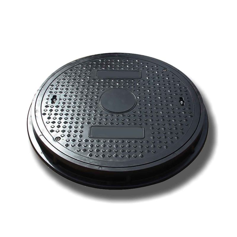 Đơn giản En124 D400 Hinged SMC BMC Composite Manhole Cover Giá cho nhựa sợi thủy tinh nhựa FRP