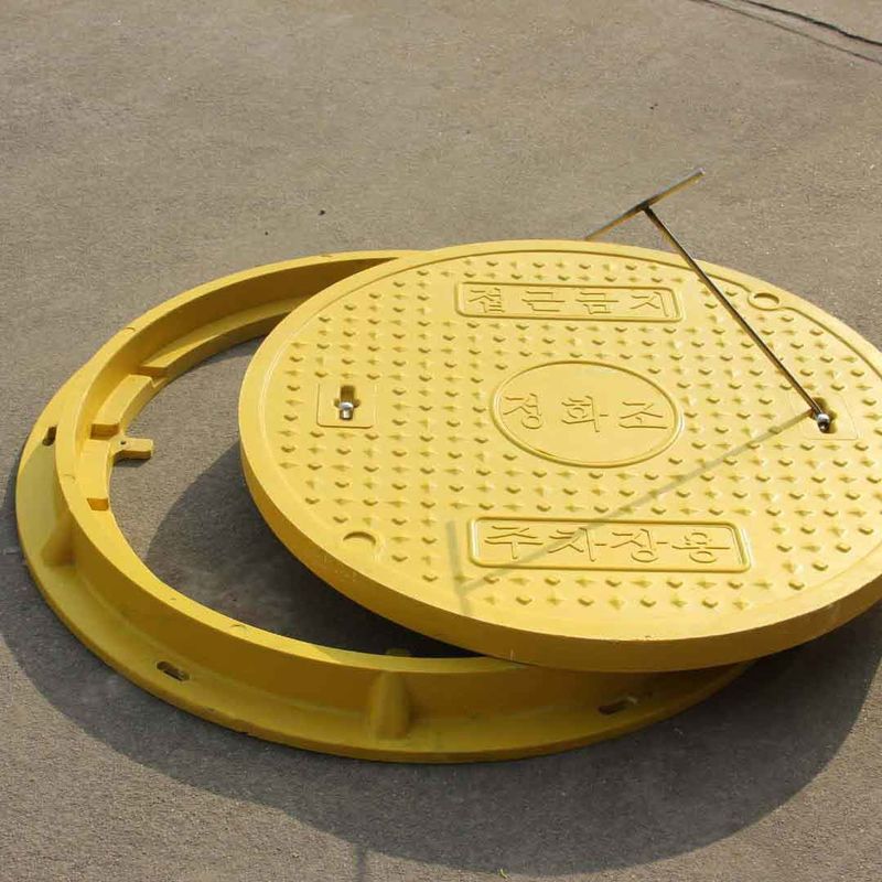 EN124 Chứng nhận BMC FRP Cover Manhole With High Load Capacity Cho các ứng dụng công nghiệp và thương mại