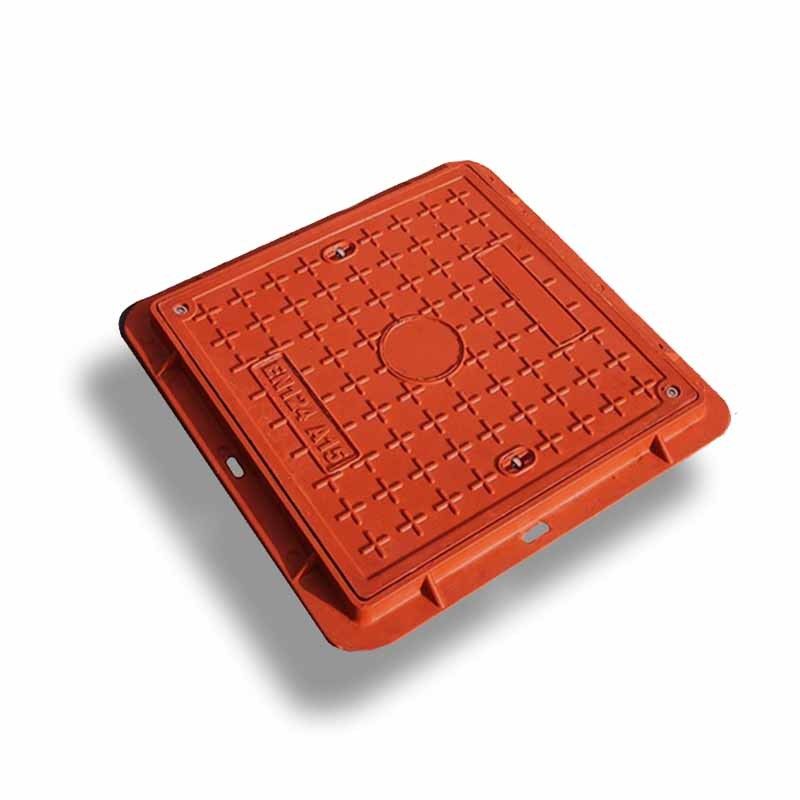 IS0 En124 Couverture de conduit circulaire Carrosserie SMC composite ductile en fer en FRP plastique