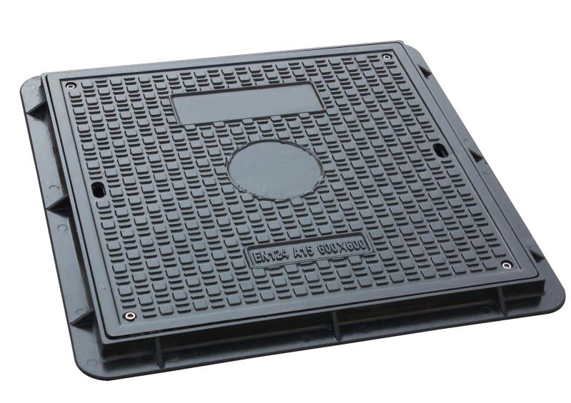 100mm Thickness Thermosetting SMC Manhole Cover with High Load-Bearing Capacity for Road Construction