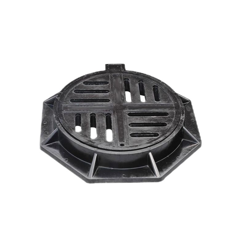 Corrosion Resistant SMC Manhole Grate For Roadway Drainage Access Light Duty