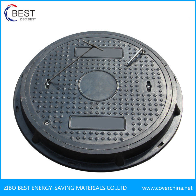 UV Stabilized Color Customizable Manhole Composite Covers For Urban Landscaping