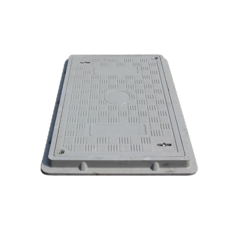 Industrial Composite Manhole Cover with EN124 D400 Standard, Waterproof Sealing Rubber Strips, and Lightweight Easy Installation