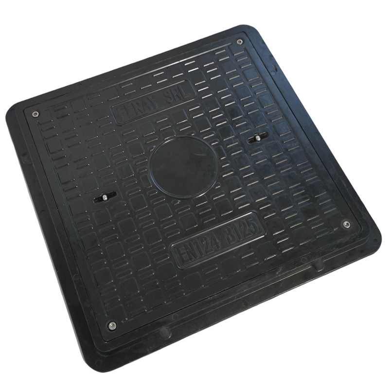 SMC Composite Manhole Cover with Anti-Theft Design and High Load Capacity for Public Areas