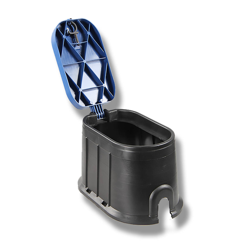 Durable Plastic Water Meter Box with Lockable Cover and Waterproof Design for Secure Meter Housing