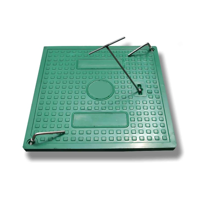 Waterproof EN124 Certified SMC Composite Manhole Cover with Double Seal for Water Management