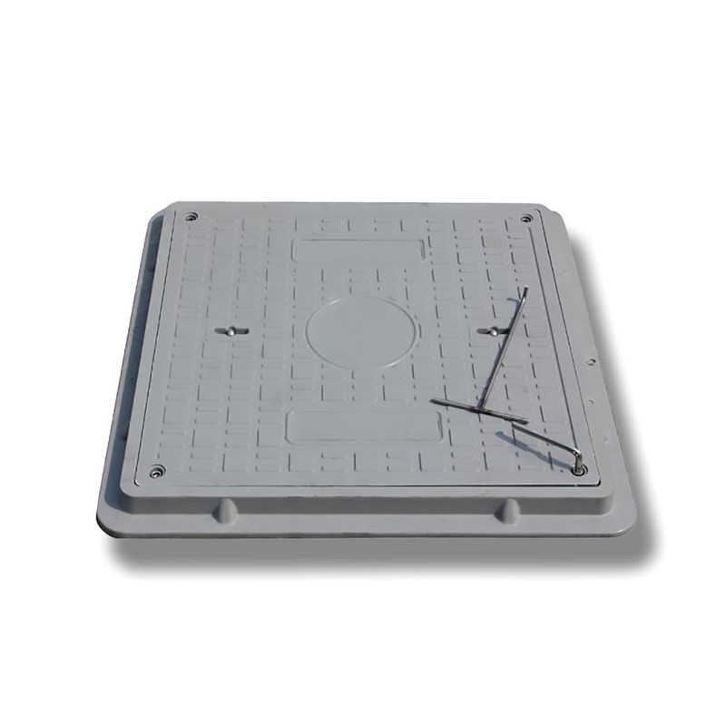 High-strength D400 FRP Manhole Cover for Urban Road Construction with IoT Integration and Water Supply Systems