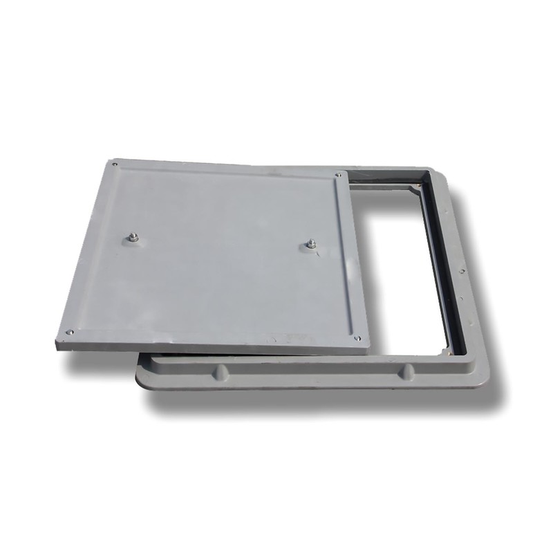 Custom Molded SMC Manhole Cover with 30% Recycled SMC Content 40% Lower CO2 vs Concrete and 76% Lower CO2 vs Cast Iron