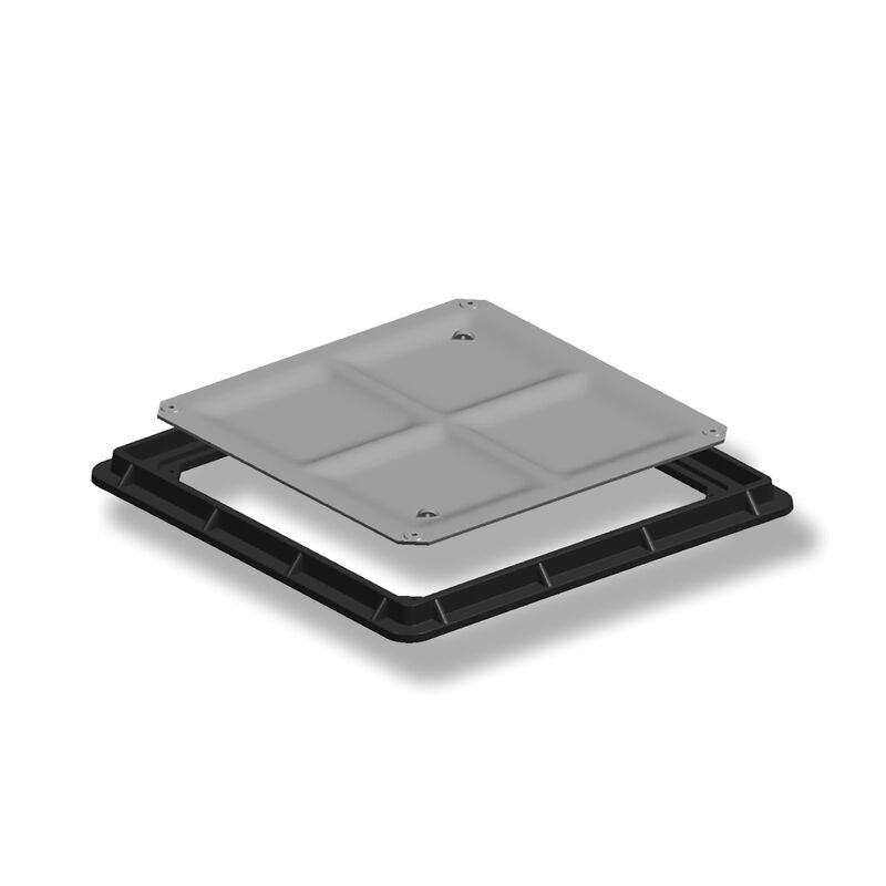 Round Anti-Slip SMC Manhole Cover for Urban Drainage and Stormwater Management Projects