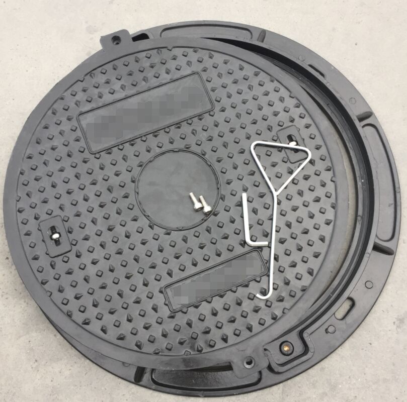 EN124 Certified GRP Manhole Cover with Non-Slip Surface and Lightweight Construction for Municipal Infrastructure