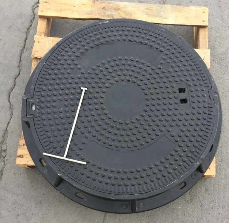 Corrosion Resistant Lightweight Waterproof Composite Manhole Cover FRP SMC Square Design