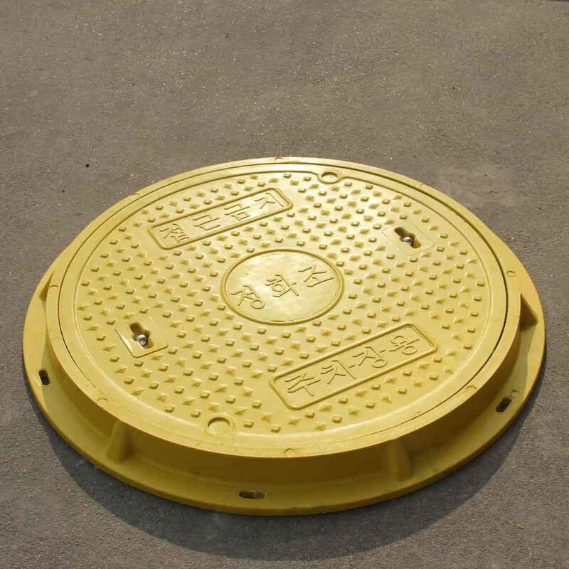 Heavy Duty EN124 D400 Composite Manhole Cover with Locking System and Corrosion Resistant SMC Material