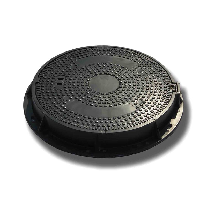 Waterproof UV Resistant FRP Manhole Cover with 40 Tons Load Capacity for Drainage Systems