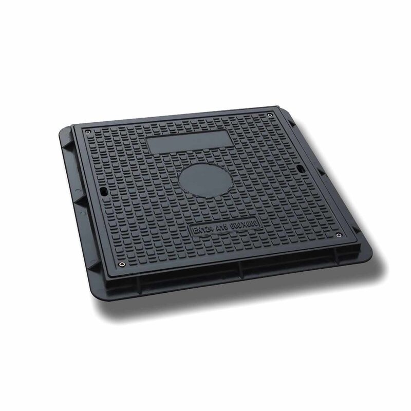 Factory Direct Heat Resistant SMC Manhole Cover with 40 Tons Load Capacity and Long Lifespan