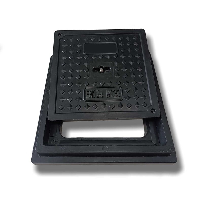 SMC Composite Manhole Cover with EN124 Standard 40 Tons Load Capacity and Anti-slip Surface