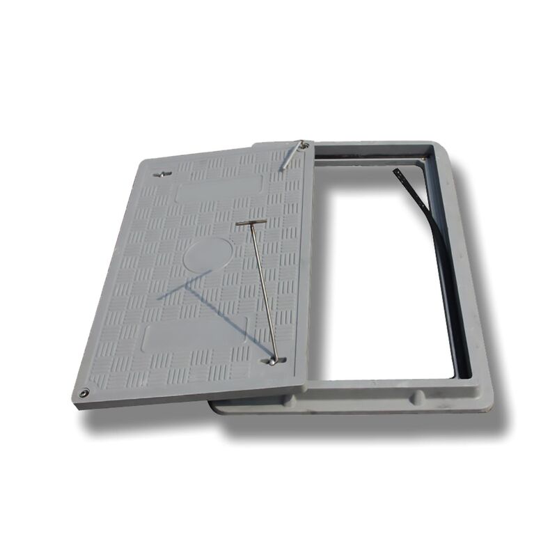 SMC Composite Manhole Cover for Municipal Asset Protection and Underground Utility Access Systems with A15 B125 C250 D400 Load Ratings