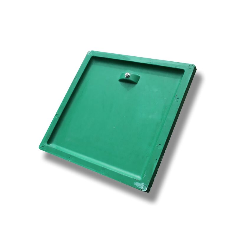 Durable SMC Manhole Cover with 40 Tons Load Capacity, Corrosion Resistant and Anti-slip Surface for Industrial Use