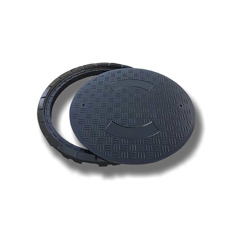 EN124 FRP Composite Manhole Cover – Anti-Theft SMC Cover for Heavy Traffic, Drainage and Utility Projects