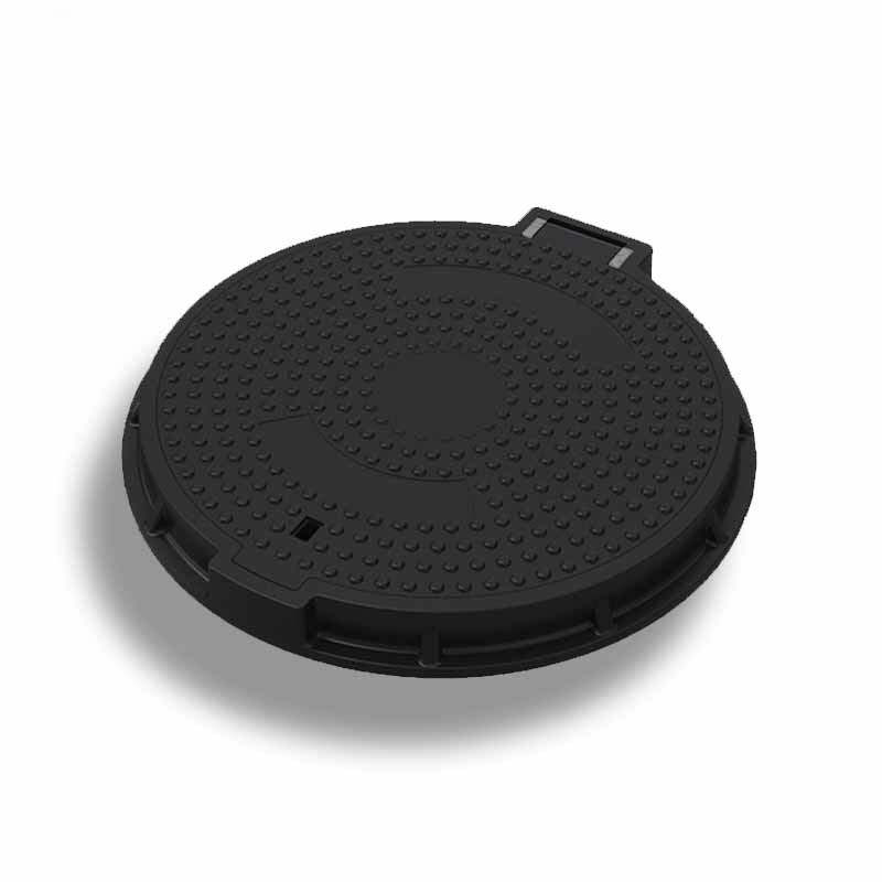 Anti-Theft SMC Manhole Cover with 40 Tons Load Capacity and Chemical Resistant Composite for Urban Roads