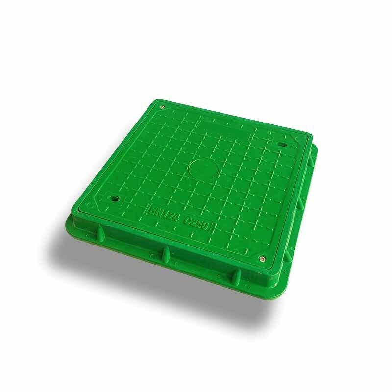 EN124 D400 Load Rating SMC Manhole Cover with Fiber Reinforced SMC Composite and Anti Corrosion for Infrastructure Projects