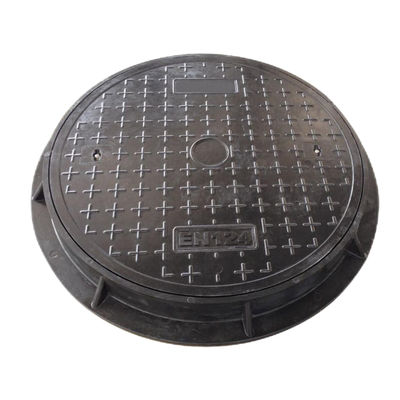 Belediye Altyapı Projeleri için Yuvarlak Güvenli Ve Güvenli SMC Manhole Kapakları
