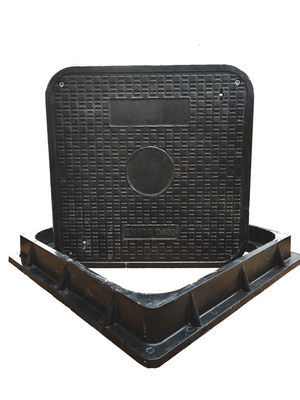 EN124 Certified Anti-theft SMC Manhole Cover with Anti-Slip Surface