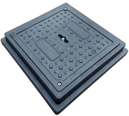 Sợi thủy tinh Gfrp SMC BMC FRP Manhole Cover 600 X 600 Với khung