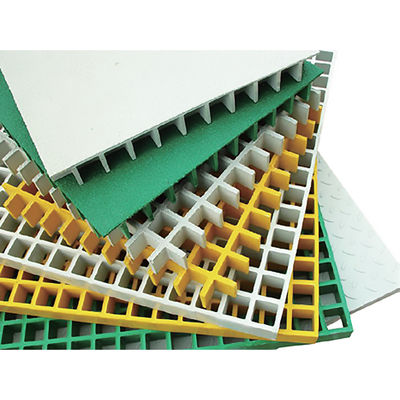 Retalhos de passeios de fibra de vidro moldados em FRP lisos ou grelhados IFR-25 (ISO) RESIN ((38+3) 41mm
