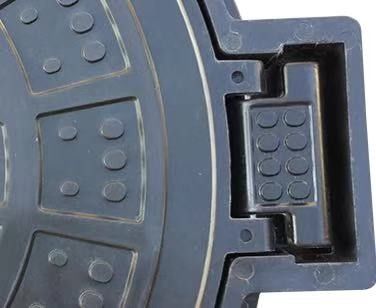 Fiberversterkt gespannen loopgat dekking Zorg voor signaal door voor Smart City bouw
