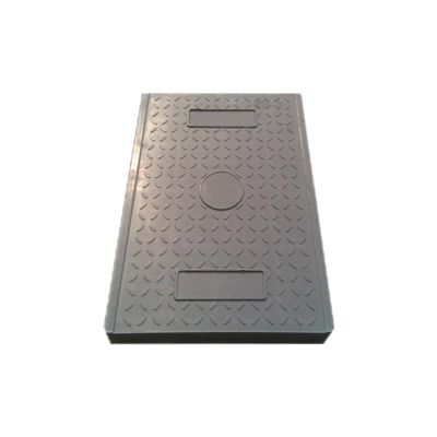 Impact-Resistant FRP Cable Pit Cover with 40 Tons Load Capacity and Anti-slip Gritted Surface