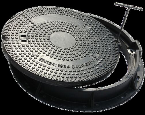 Corrosion Resistant Lightweight Waterproof Composite Manhole Cover FRP SMC Square Design