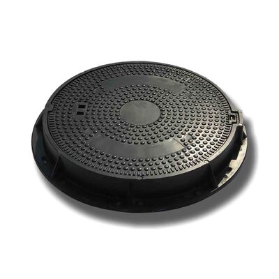 SMC Composite Manhole Cover for Municipal Asset Protection and Underground Utility Access Systems with A15 B125 C250 D400 Load Ratings