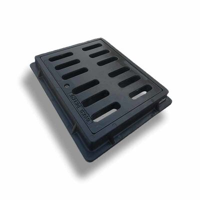 Heavy Duty D400 FRP Composite Manhole Grate Access Cover for Corrosion Resistant Road Applications
